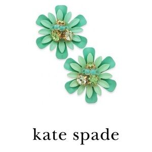 Kate Spade Mint Green Floral Earrings